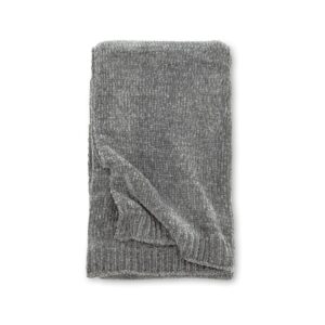 Ally Throw Polyester - Deep Grey