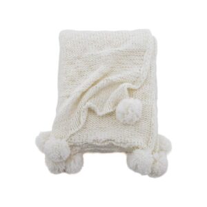 Anny Throw Acrylic - White