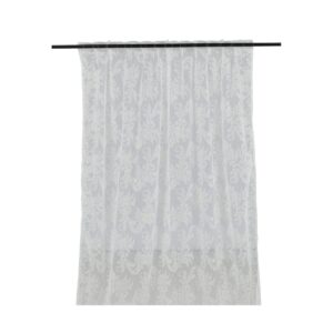 Daisy Curtain Polyester - White, 240X140