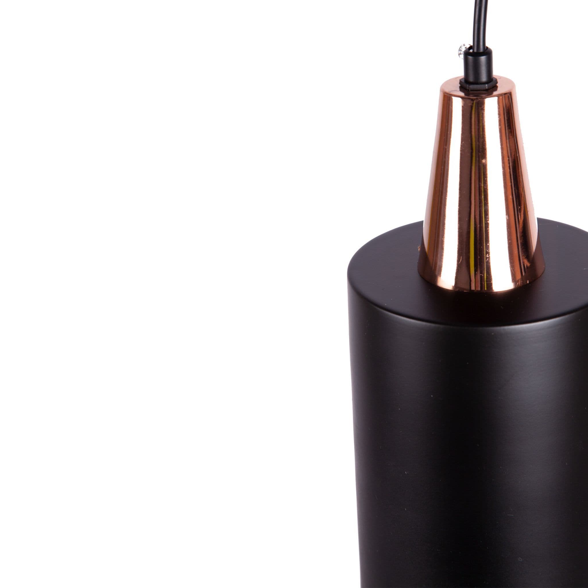 Designer-Inspired Matt Black & Copper Pendant Lights, Type A, White - Image 11