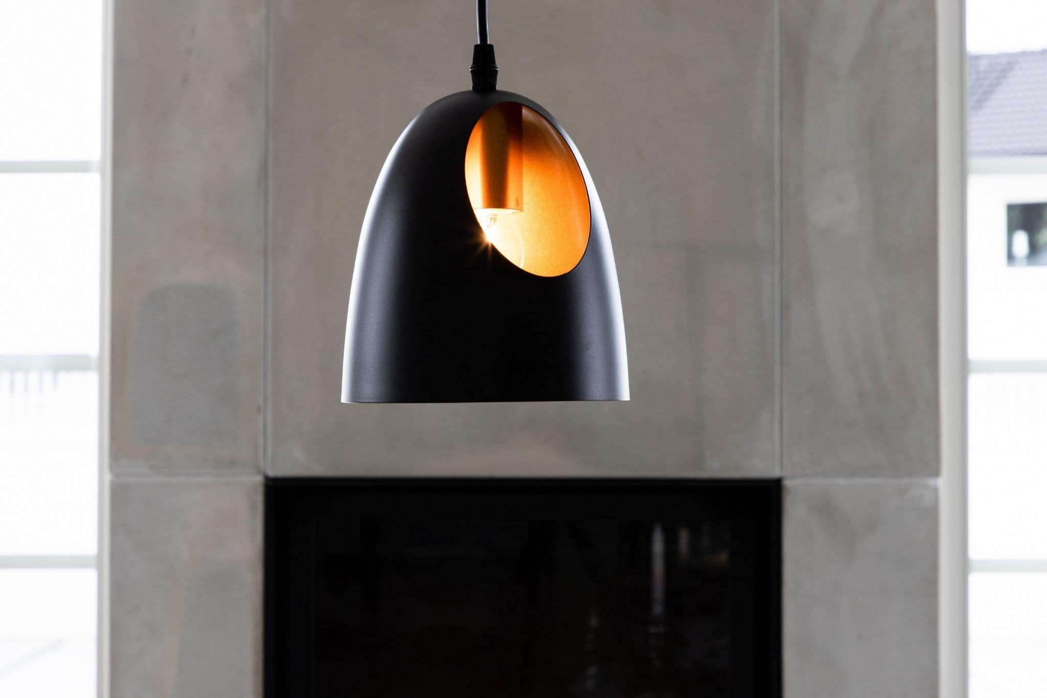 Elda Pendant Lamp, D160Xh170, Black - Image 8