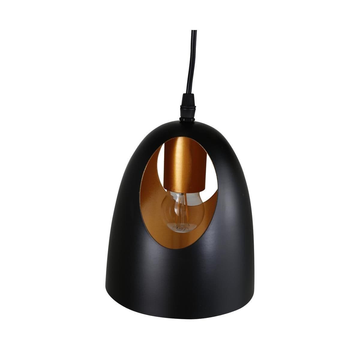 Elda Pendant Lamp, D160Xh170, Black - Image 3