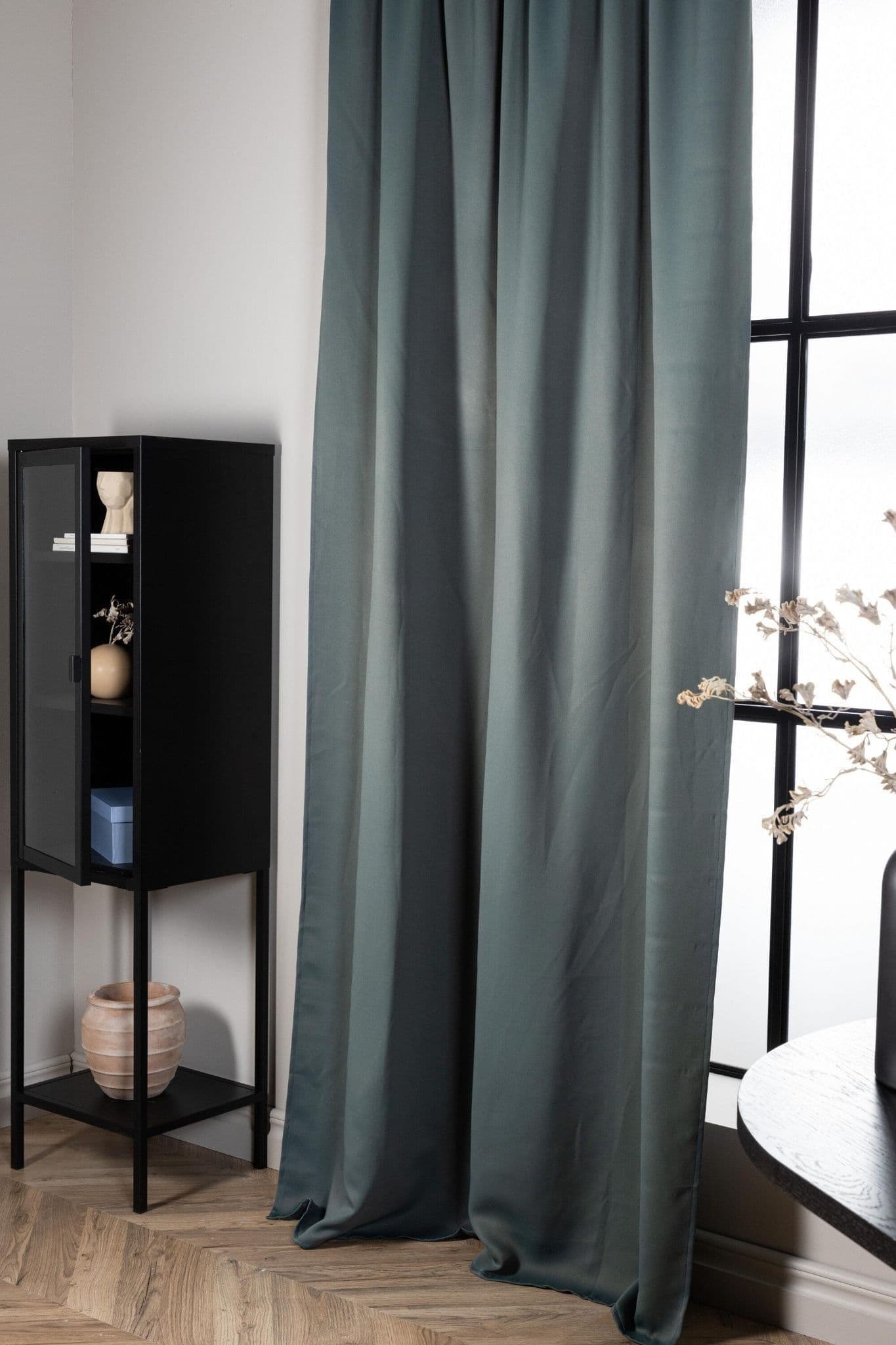 Evelyn Curtain Polyester Blackout, Deep Grey, 135X240 - Image 27