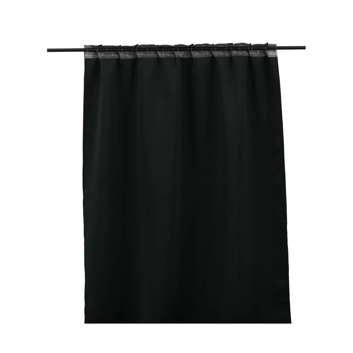 Evelyn Curtain Polyester Blackout, Deep Grey, 135X240 - Image 4