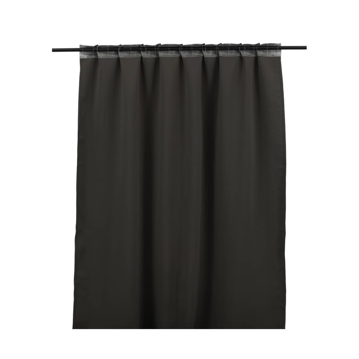 Evelyn Curtain Polyester Blackout, Deep Grey, 135X240 - Image 7