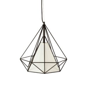 Geometric Metal Cage Pendant