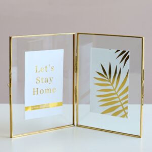 Gold Duo Photo Frame, 6X8