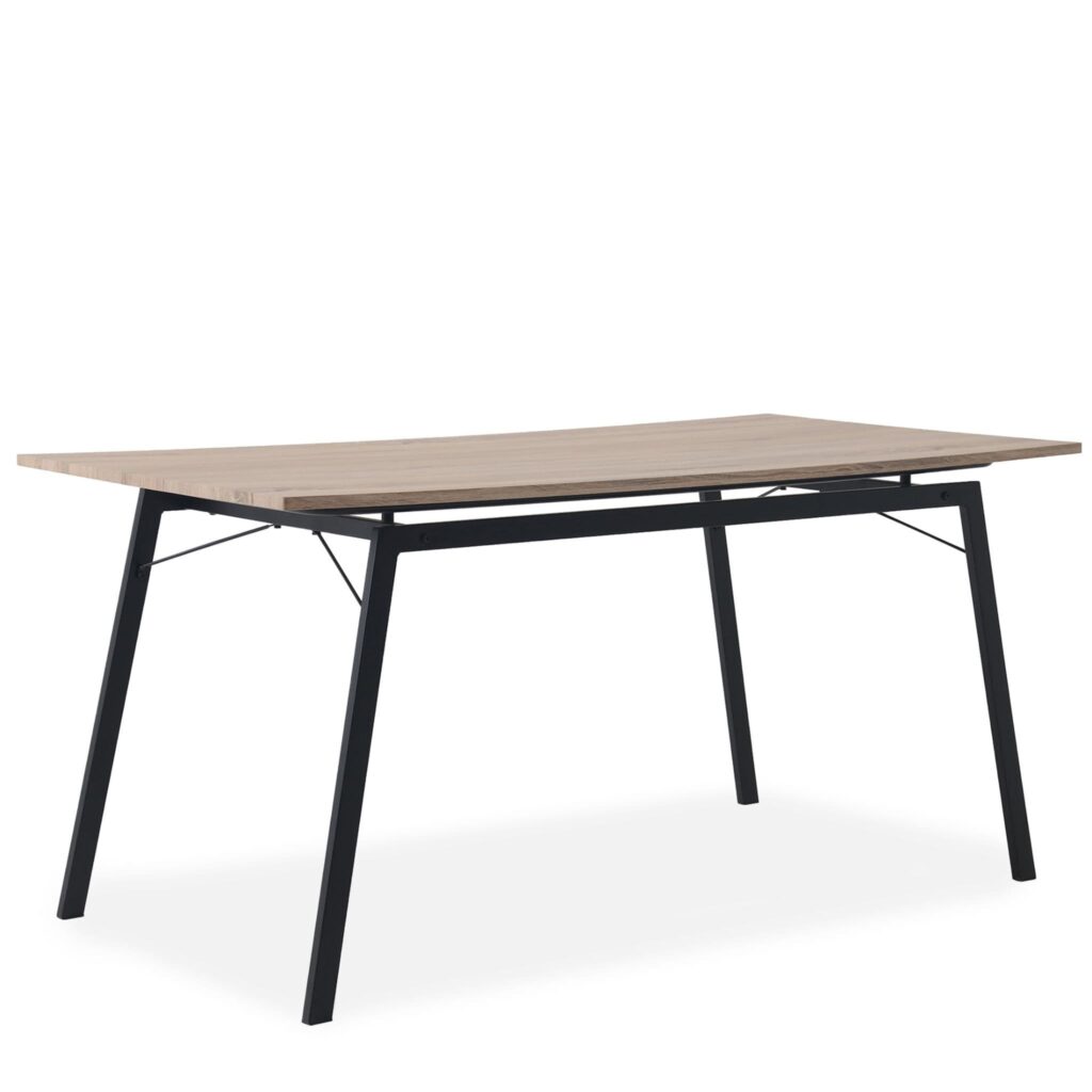 Hover Platform Dining Table, Oak Veneer, 160 Cm – Mmilo Modern ...