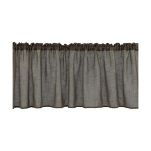 Kaya Curtain Polyester - Brown, 250X55