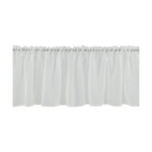 Kaya Curtain Polyester, White, 55X250