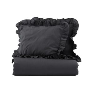 Levi Bed Set Cotton - Anthracite, 240X220