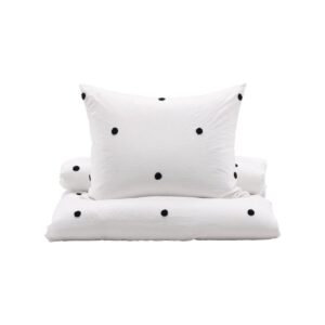Loke Bedset Microfiber - White