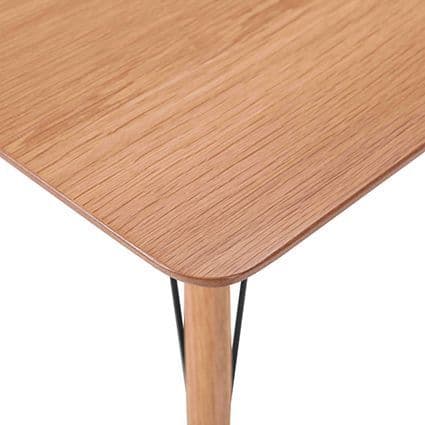 Mmilo Oslo Rectangular Oak Veneer Dining Table - Image 4