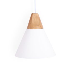Mmilo Grey Sloped Pendant Ceiling Lights - White