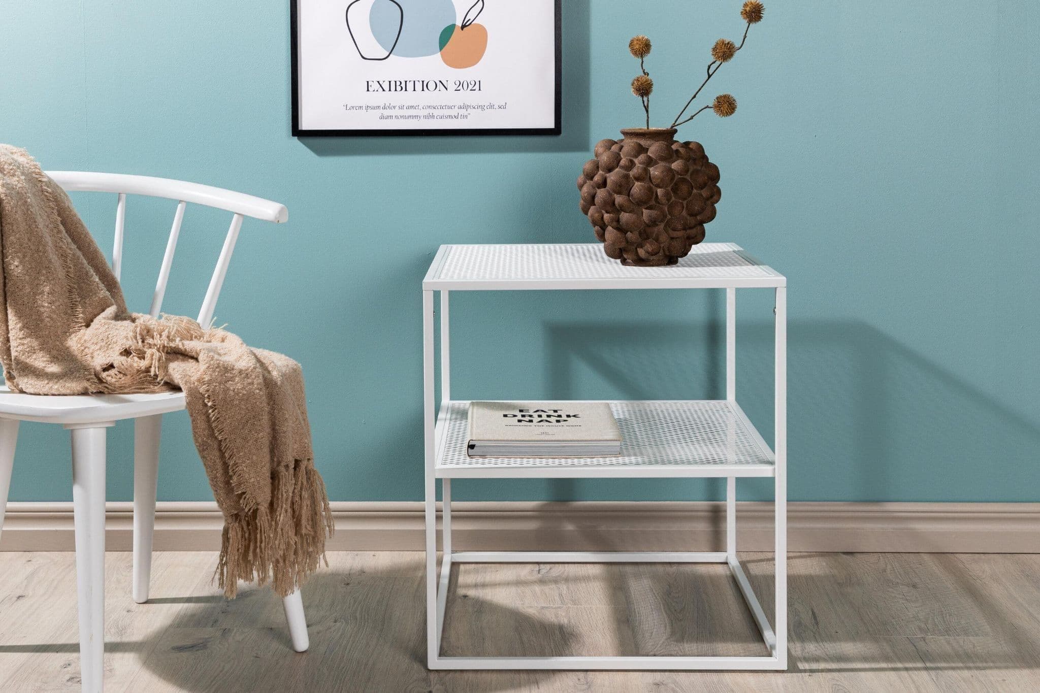 Netz Side Table, White - Image 6