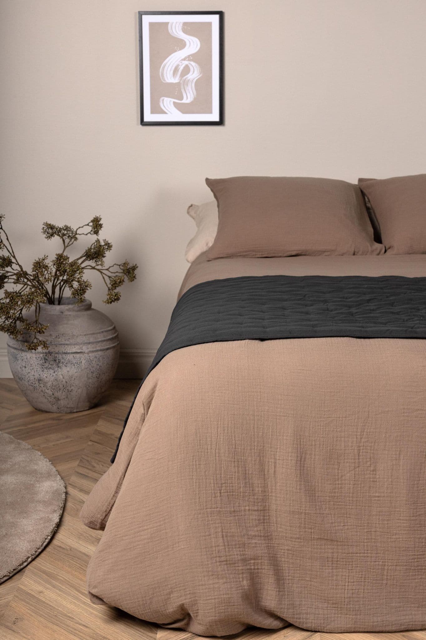 Sally Bedspread Microfiber, Anthracite, 80X150 - Image 108