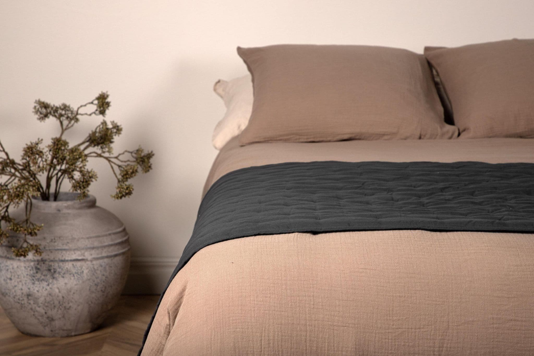 Sally Bedspread Microfiber, Anthracite, 80X150 - Image 22