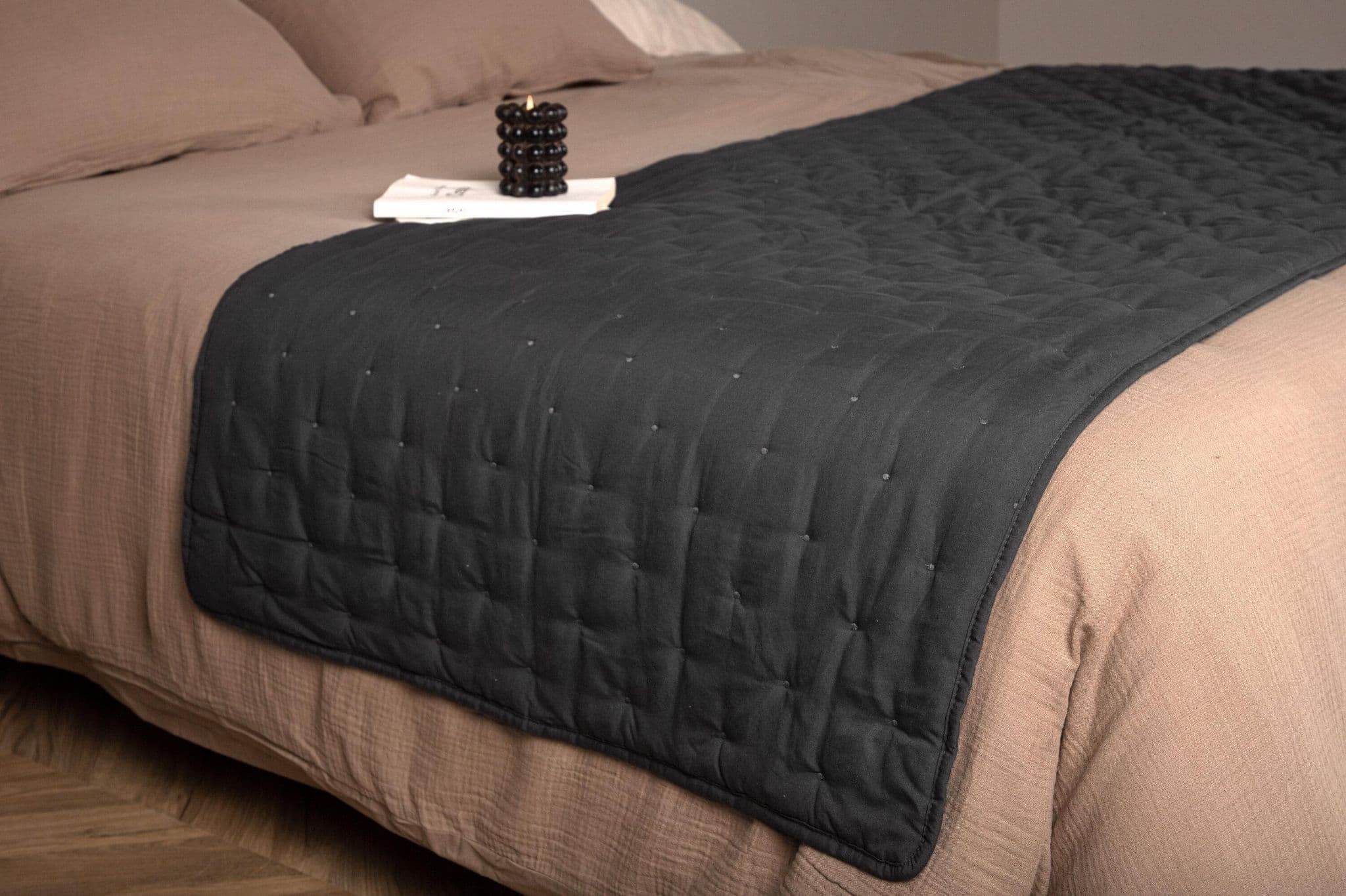 Sally Bedspread Microfiber, Anthracite, 80X150 - Image 24