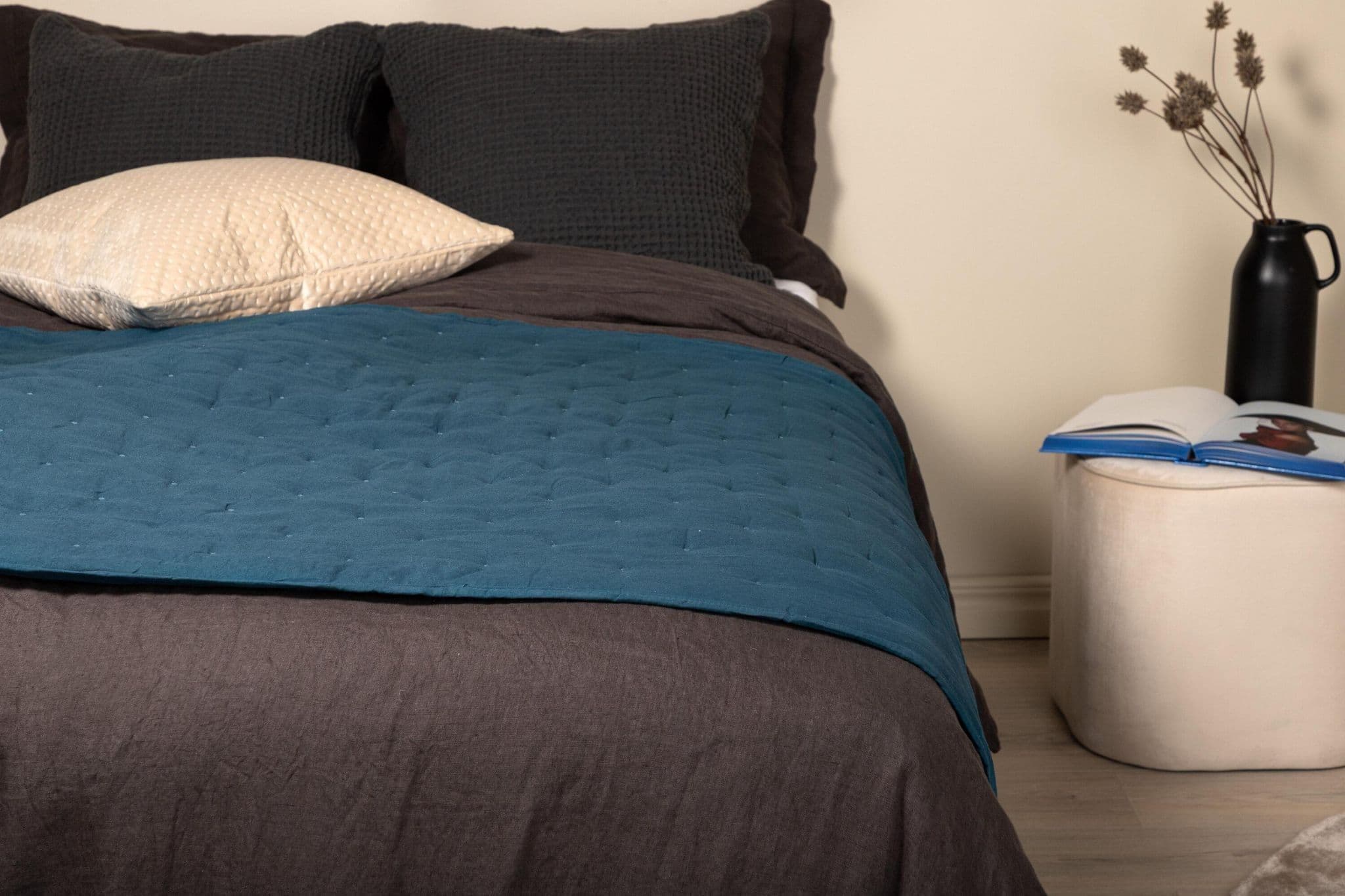 Sally Bedspread Microfiber, Anthracite, 80X150 - Image 47