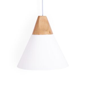 Sloped Pendant Ceiling Lights - White