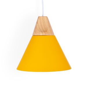 Sloped Pendant Ceiling Lights - Yellow