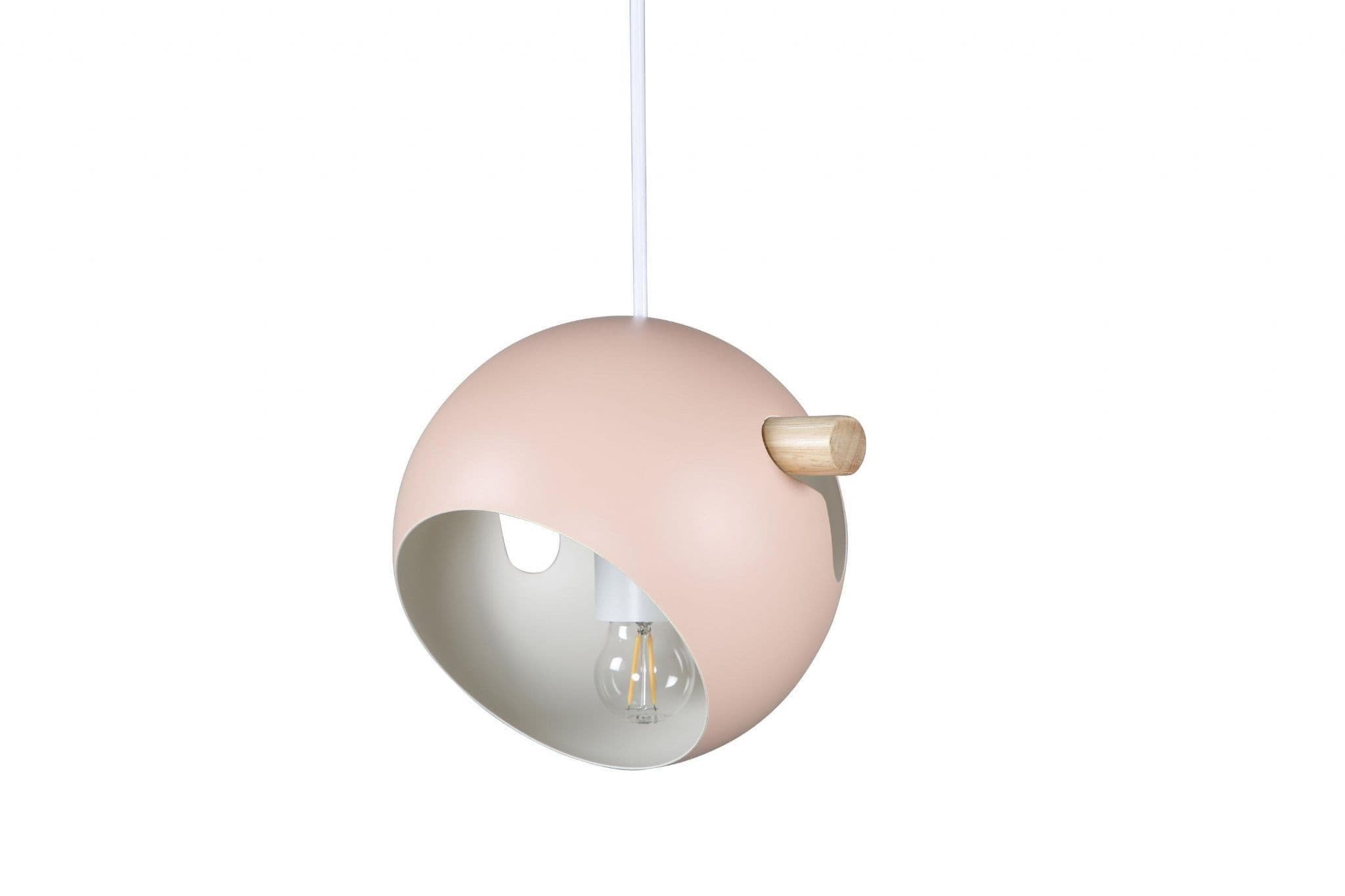Tubbie Pendant Lamp, D230Xh155, Pink - Image 6