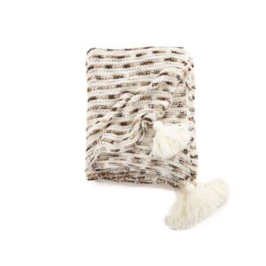 Unny Throw Acrylic - Brown