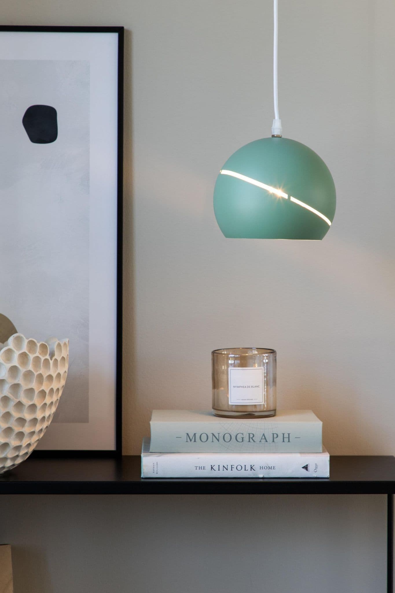 Wei Pendant Lamp, D180Xh150, Green - Image 5