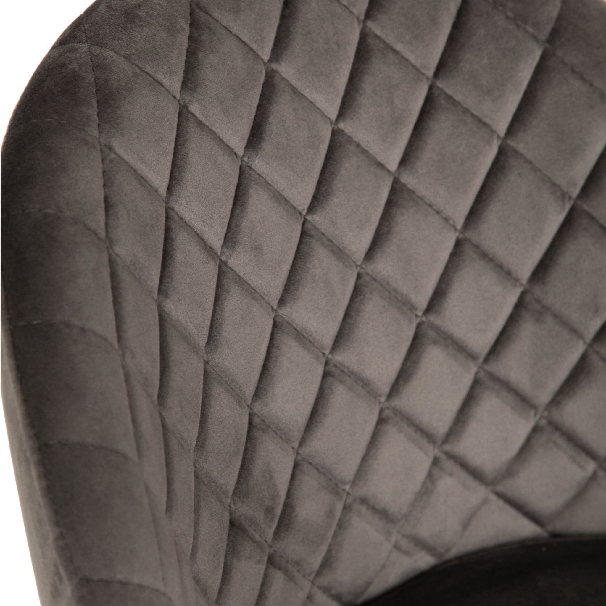 X2 Crossed Rosemary Dining Chairs, Velvet-Upholstered, Walnut-Style Legs - Image 5