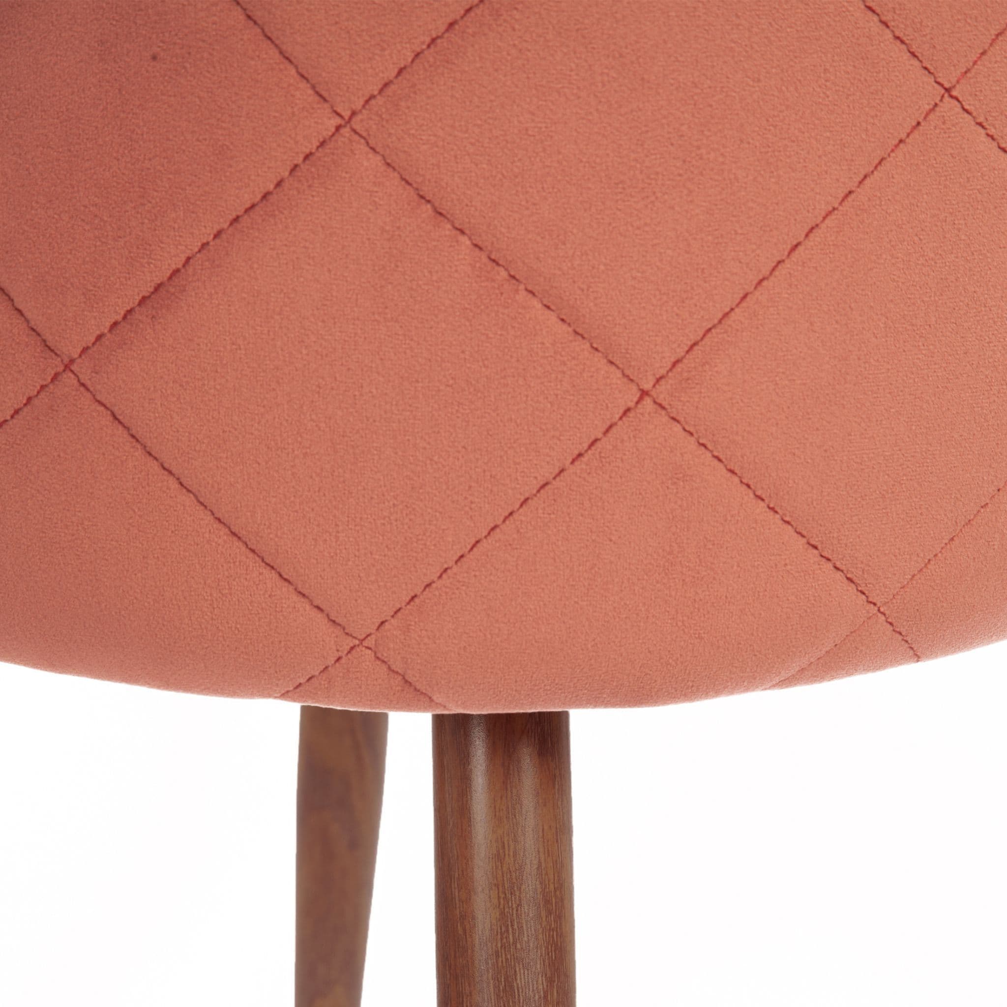 X2 Rosemary Dining Chairs, Velvet-Upholstered, Blue Seat & Beech-Style Legs - Image 27