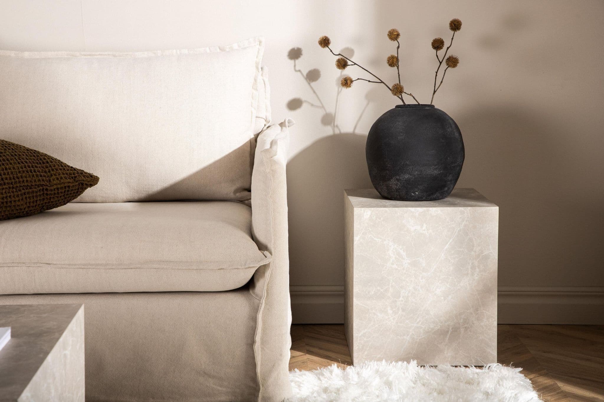 York High Sofa Table, Beige - Image 5