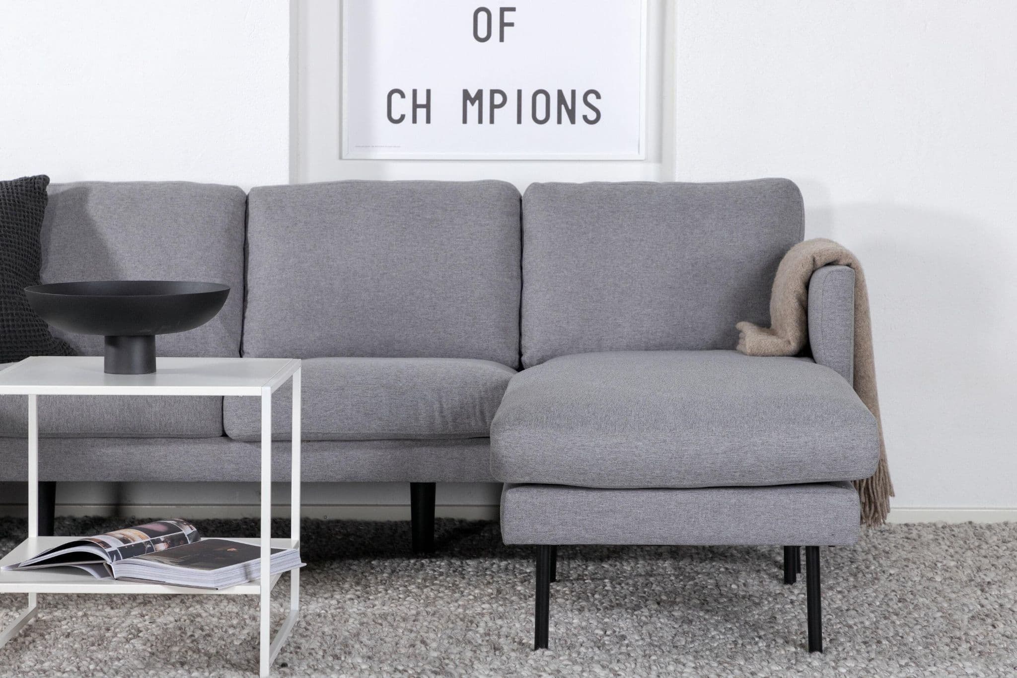 Zoom U Sofa, Grey - Image 8