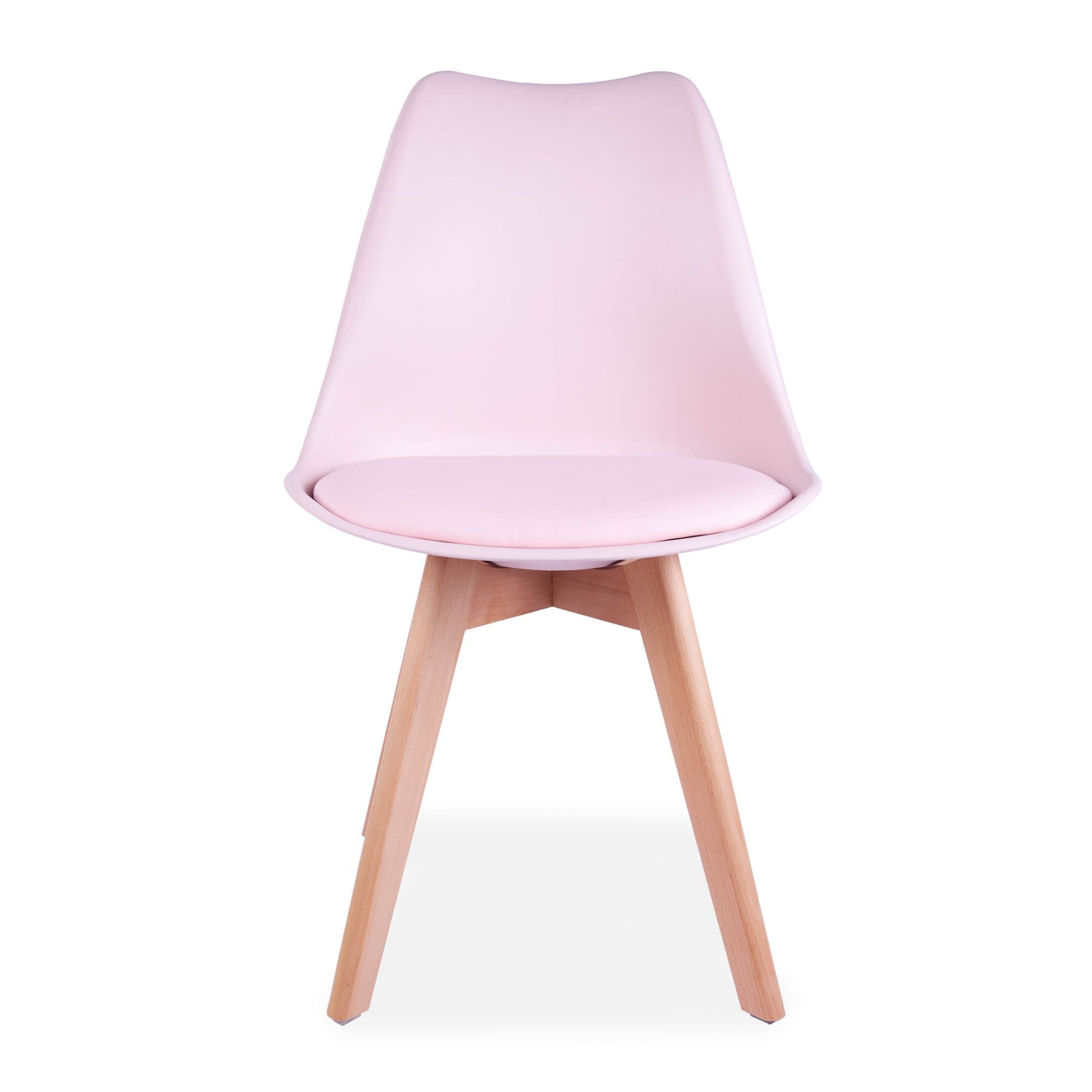 X4 Tulip Pyramid Dining Chairs With Beech Legs, Black - Image 41