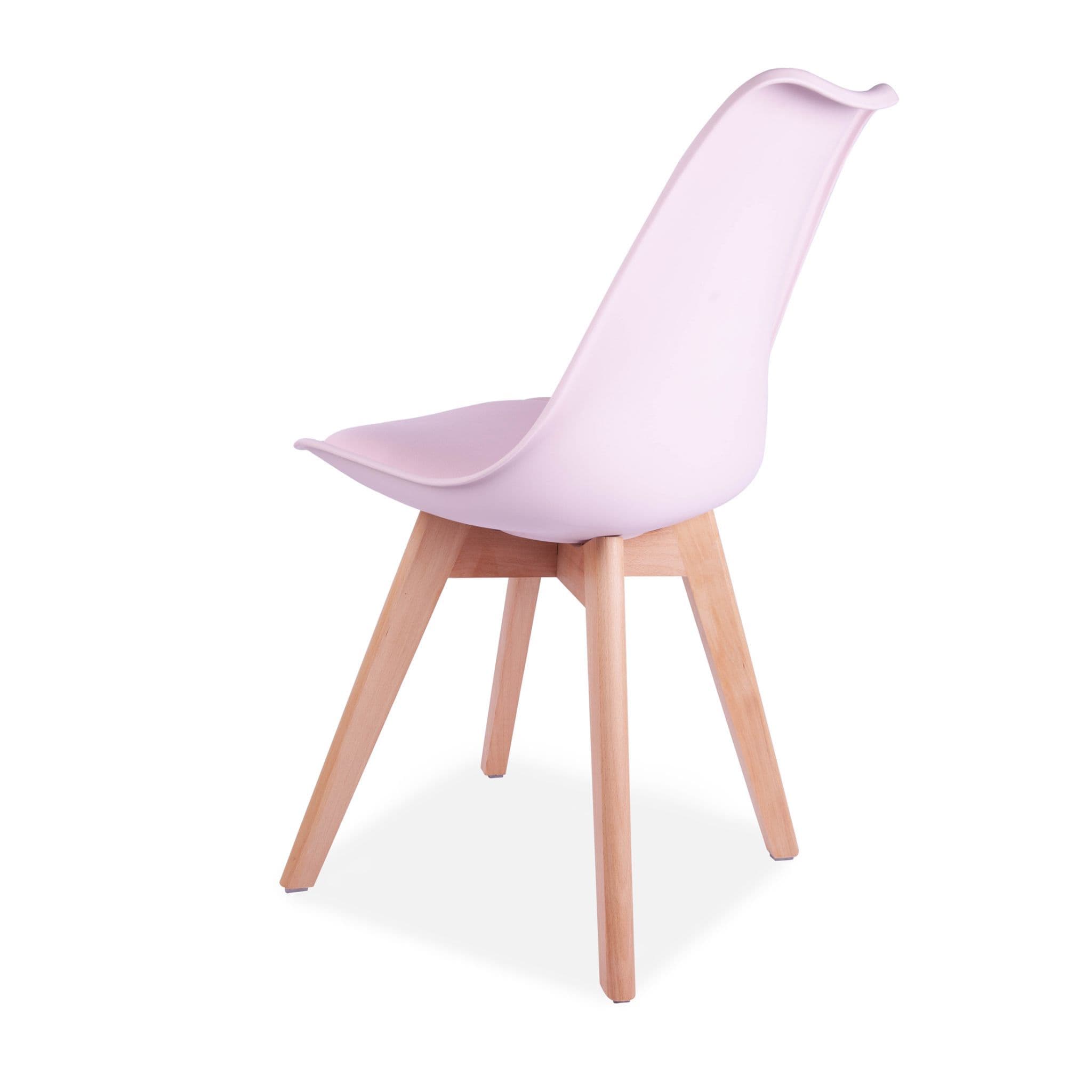 X4 Tulip Pyramid Dining Chairs With Beech Legs, Black - Image 42