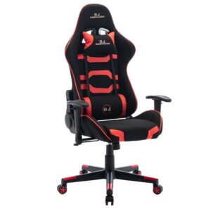 Alpha Black And Green Adjustable Gaming Desk Chair - Red
