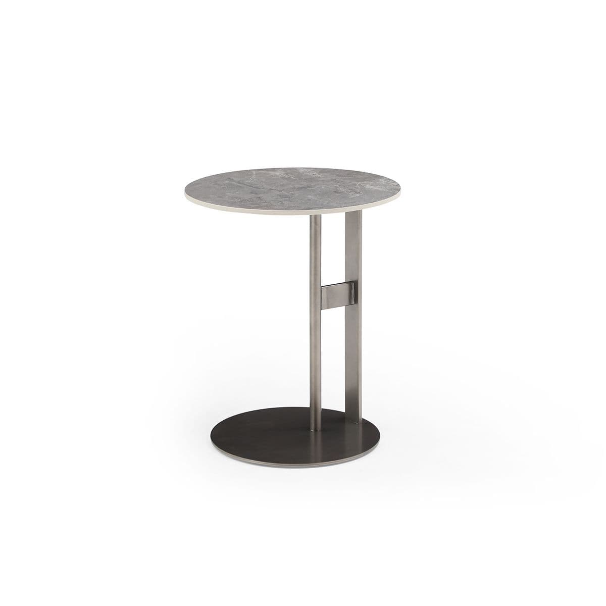 Angus Round Sintered Stone Side Table - Image 2