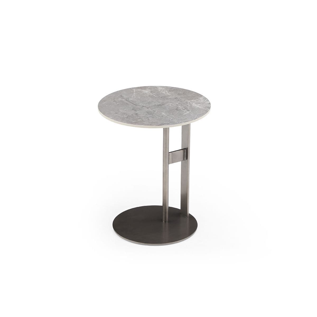 Angus Round Sintered Stone Side Table