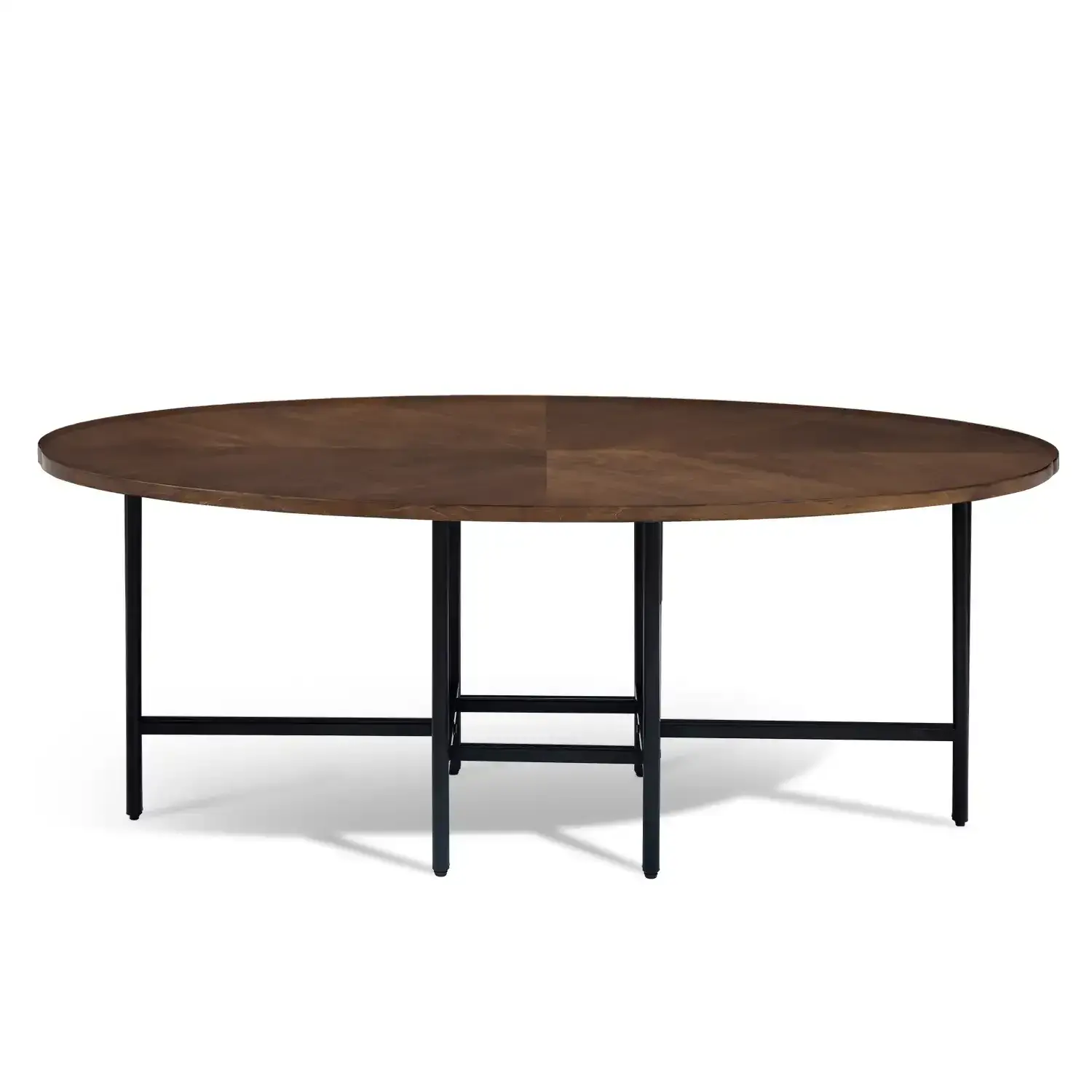 Apex Wooden Oval Coffee Table - Image 2