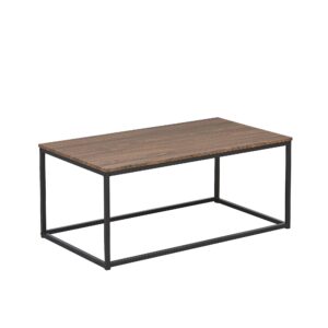 Art Deco Walnut Mdf Marble Coffee Table