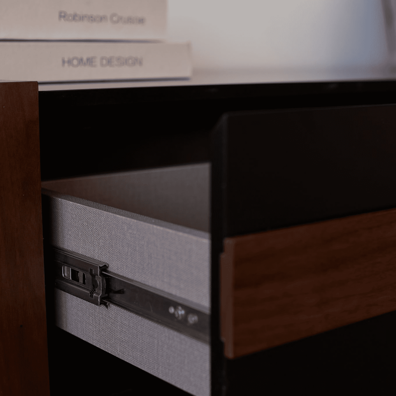 Azuro Matt Black Tv Stand Unit Cabinet - Image 5