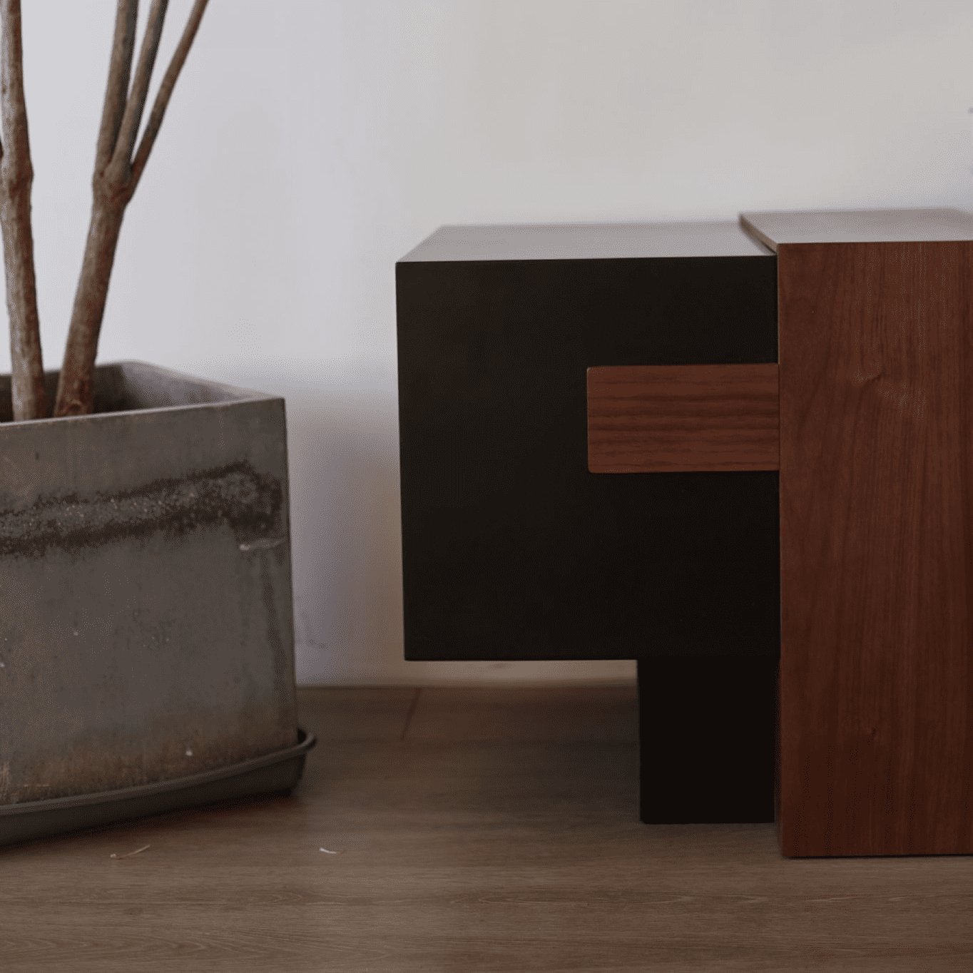 Azuro Matt Black Tv Stand Unit Cabinet - Image 7