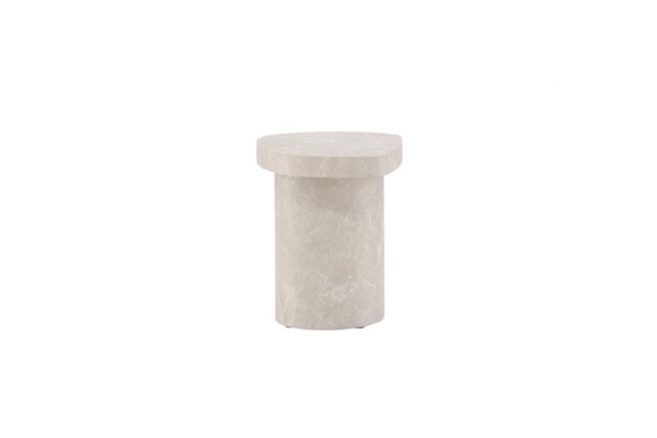 Båstad Side Table, 30X50 Cm, Light Grey – Mmilo Modern Furniture Ltd