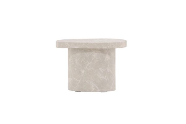 Båstad Side Table, 30X50 Cm, Light Grey – Mmilo Modern Furniture Ltd