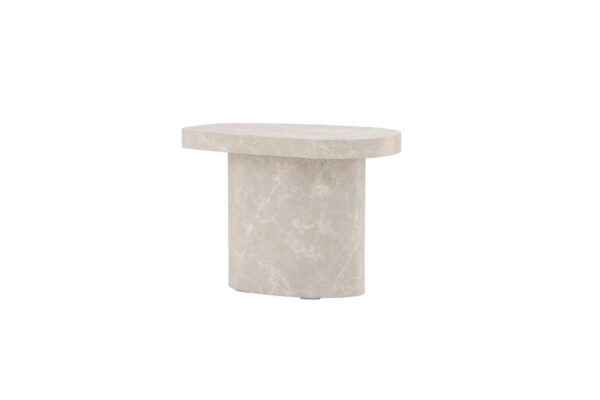 Båstad Side Table, 30X50 Cm, Light Grey – Mmilo Modern Furniture Ltd