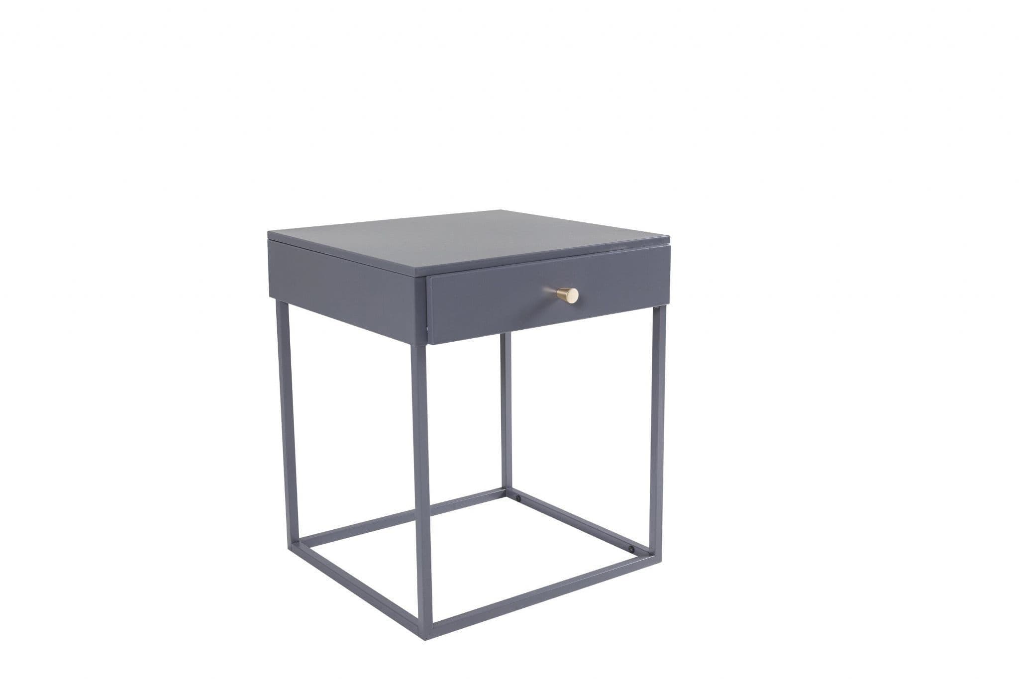 Bakal Bedside Table, Light Grey - Image 5