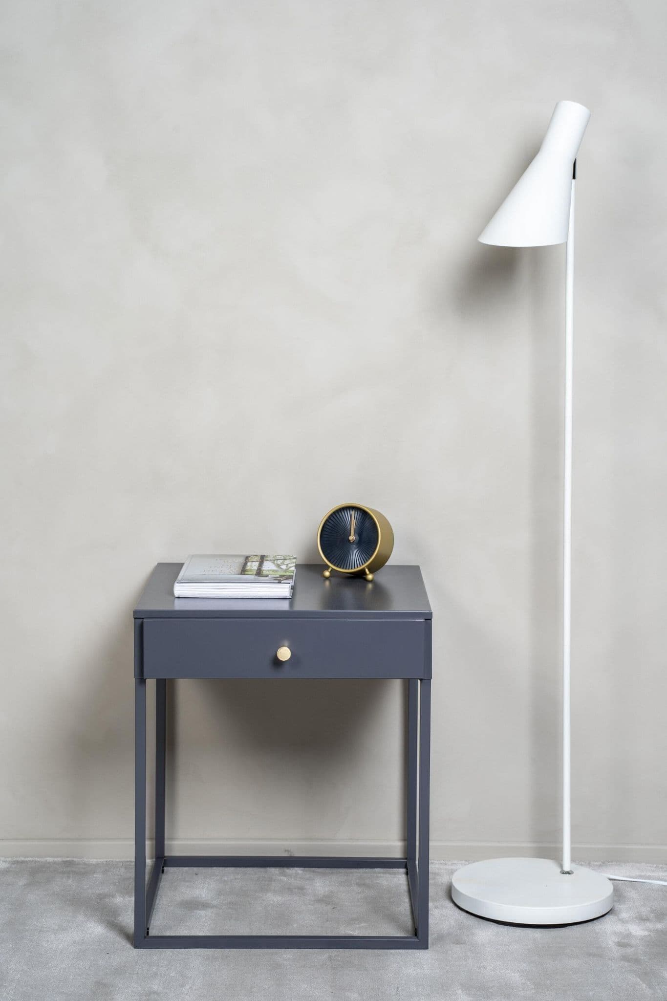 Bakal Bedside Table, Light Grey - Image 7