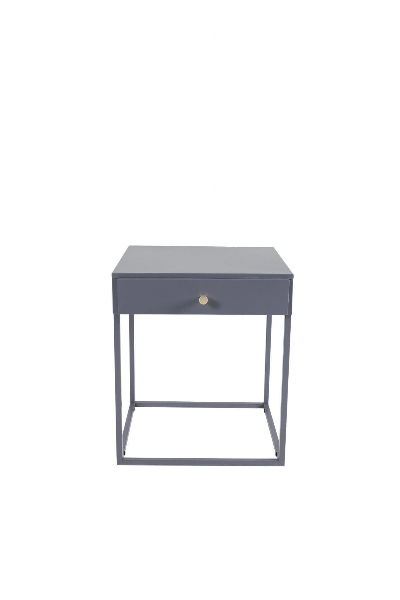 Bakal Bedside Table, Light Grey - Image 8