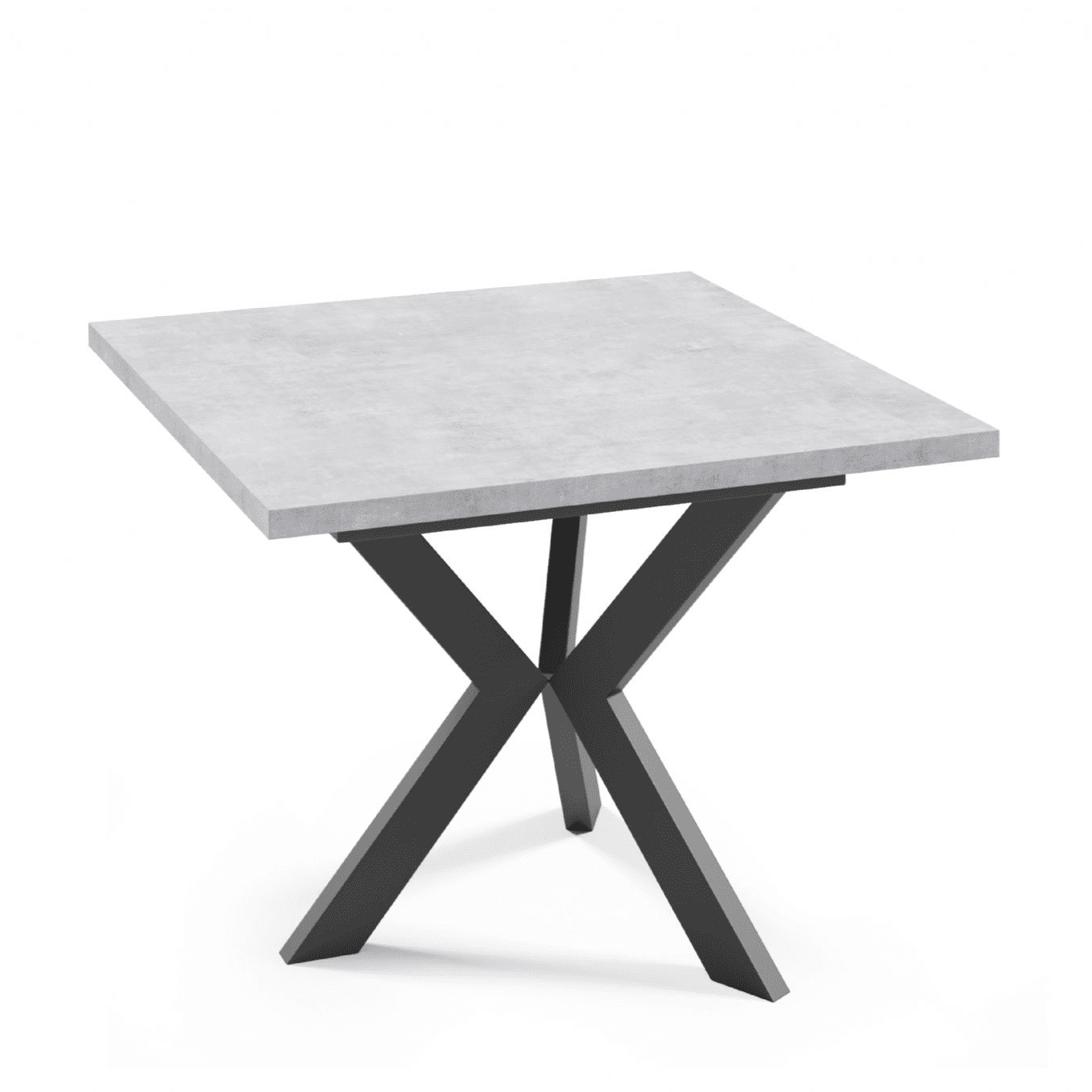 Berlin White Square Laminate Dining Table - Image 2