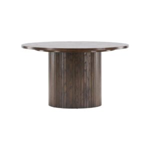Bianca Round Sofa Table, Mocca