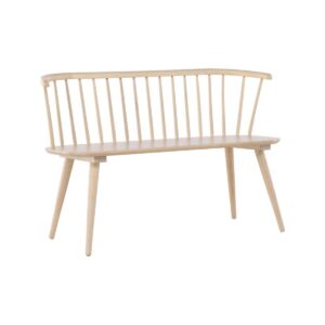 Bobby Dining Sofa, Whitewash